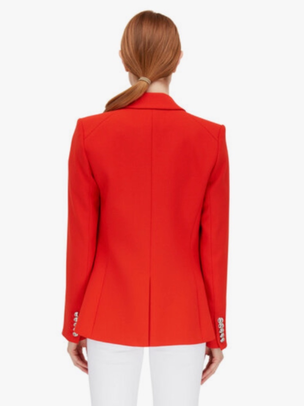 VERONICA BEARD Miller Red Double-Breasted Jacket Size 6 - Picture 2 of 16